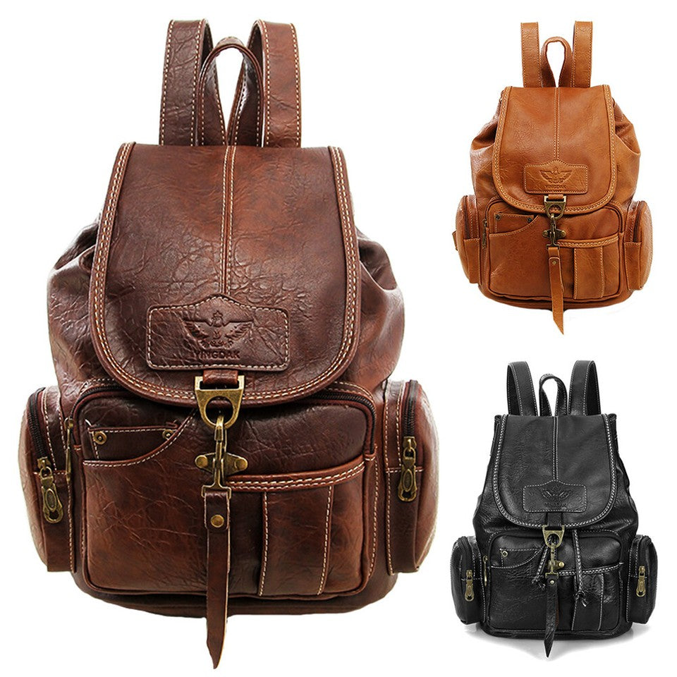 Fashion Women Backpack Leather Travel Hand Shoulder School Bag Satchel Rucksack