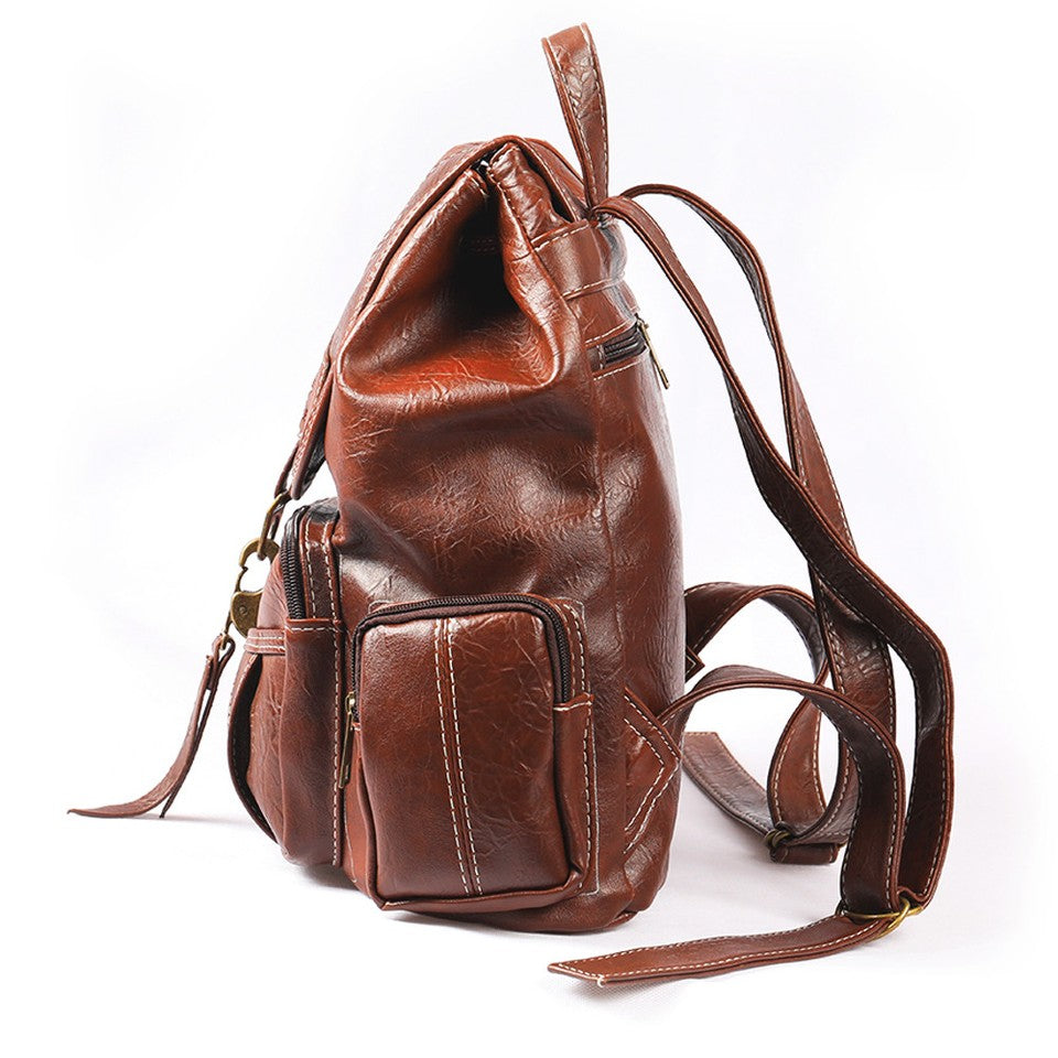 Fashion Women Backpack Leather Travel Hand Shoulder School Bag Satchel Rucksack