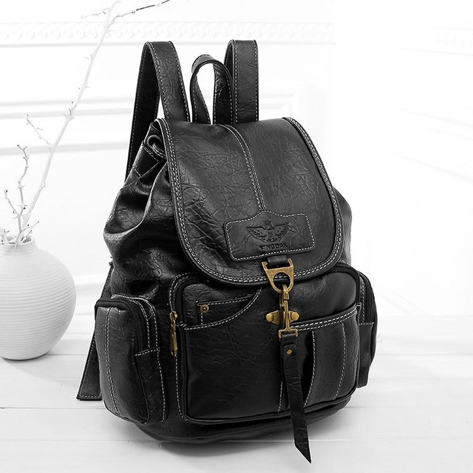 Fashion Women Backpack Leather Travel Hand Shoulder School Bag Satchel Rucksack
