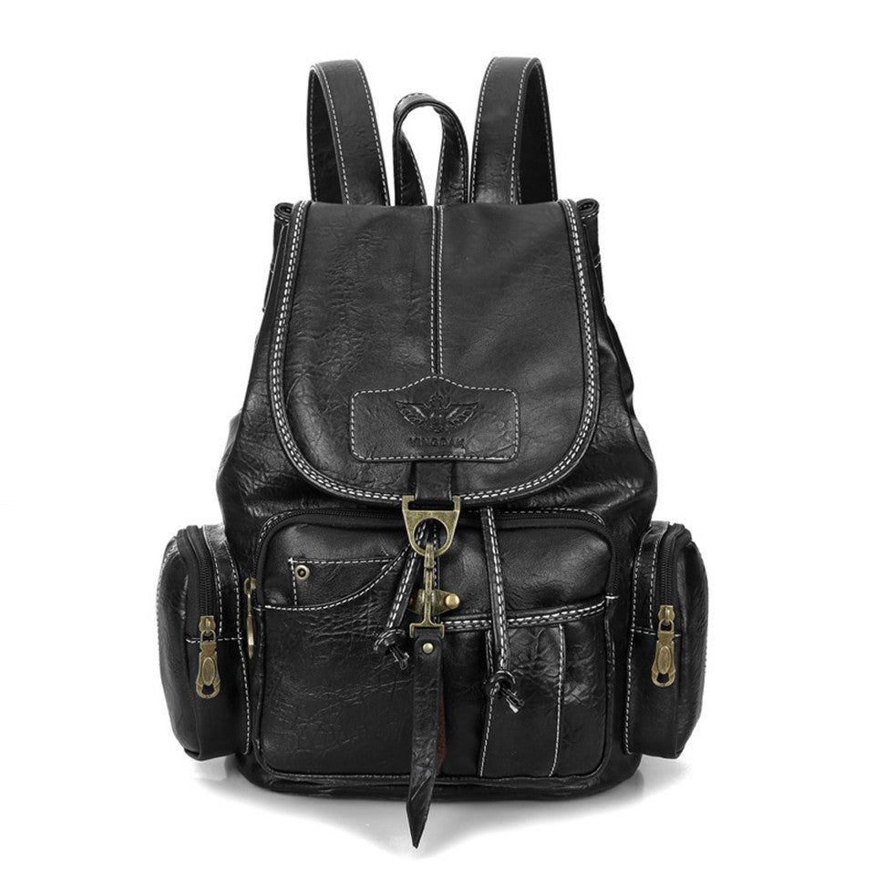 Fashion Women Backpack Leather Travel Hand Shoulder School Bag Satchel Rucksack