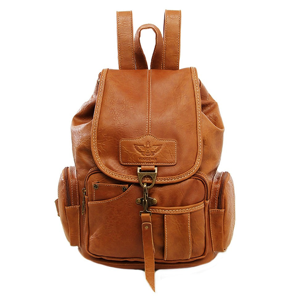 Fashion Women Backpack Leather Travel Hand Shoulder School Bag Satchel Rucksack